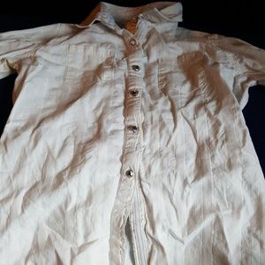 Justice White thick blouse